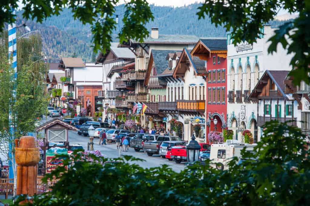 Bavarian street in Leavenworth